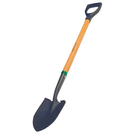 PIPERS PIT 30in. Hardwood D-Grip Handle Lady Floral Round Point Shovel PI82879